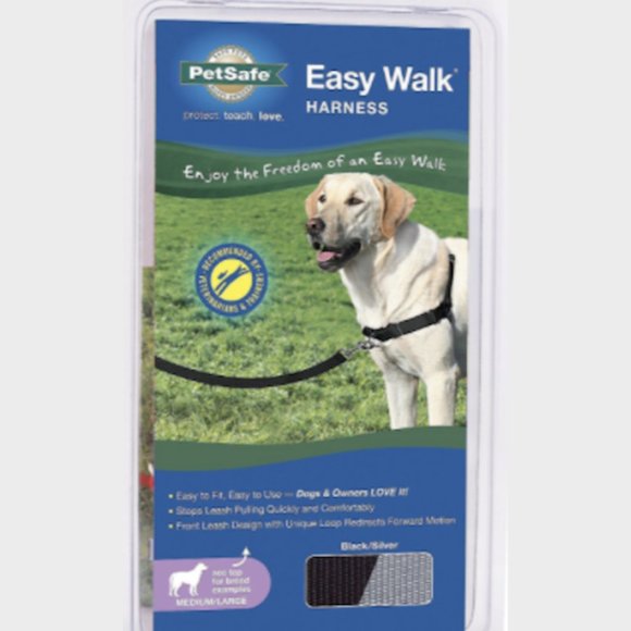 Easy Walk Nylon No Pull Dog Harness Size L - Picture 1 of 4